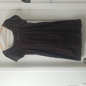 Women's embroidered dress.